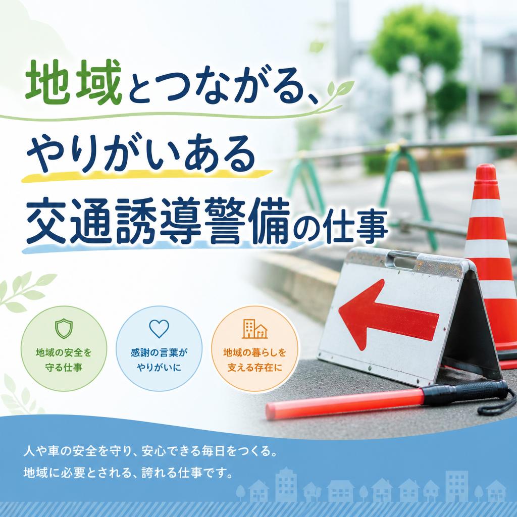 【下関市】警備員は現場の第一印象をつくる仕事｜企業の信頼を支える交通誘導警備【警備求人】