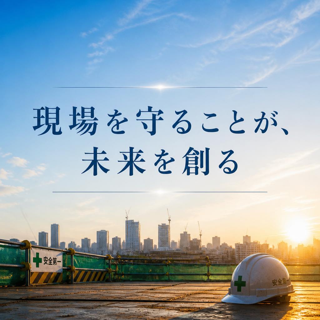 「現場を守ることが、未来を創る」
