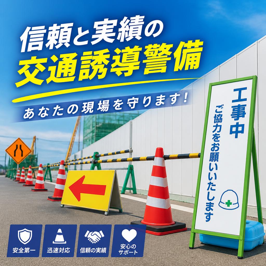 【下関市の建設会社様へ】信頼できる交通誘導警備会社の特徴とは？現場品質で比較すべきポイント