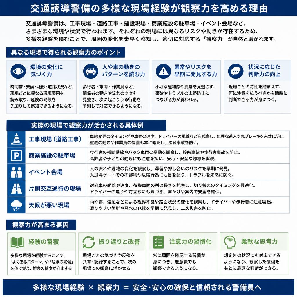 多様な現場経験から得られる成長