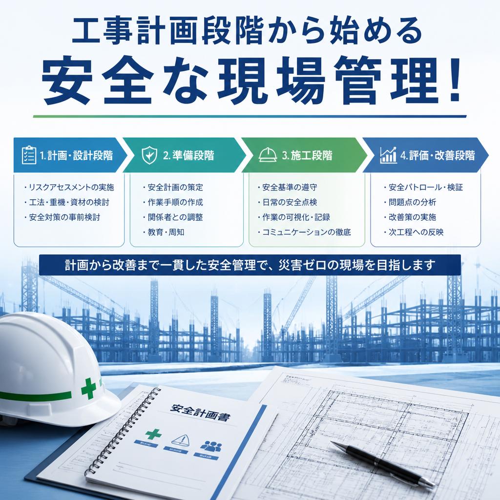 【下関市の建設会社様へ】交通誘導警備会社へ相談するタイミングとは？工事計画段階から依頼するメリット