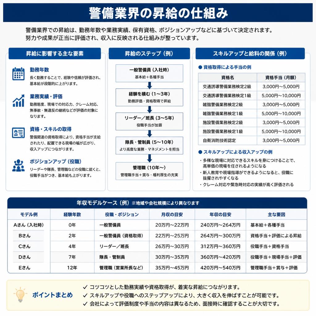 昇給の仕組みとキャリアパス