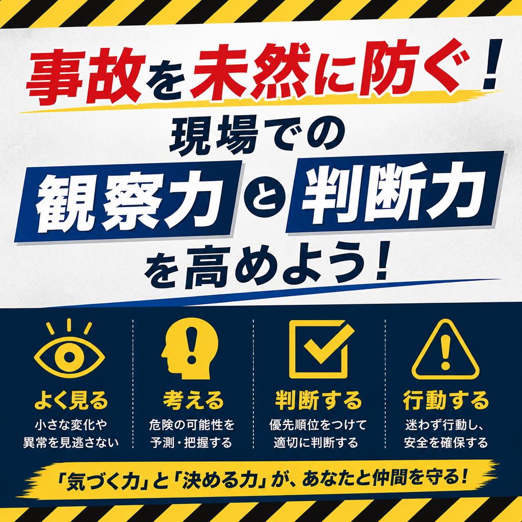 【下関市の建設会社様へ】交通誘導警備員は現場で何を見ている？事故を防ぐ観察力と判断力を解説【下関市 警備会社】