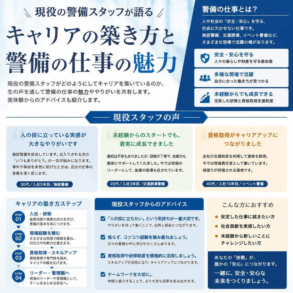 実際の先輩スタッフの体験談