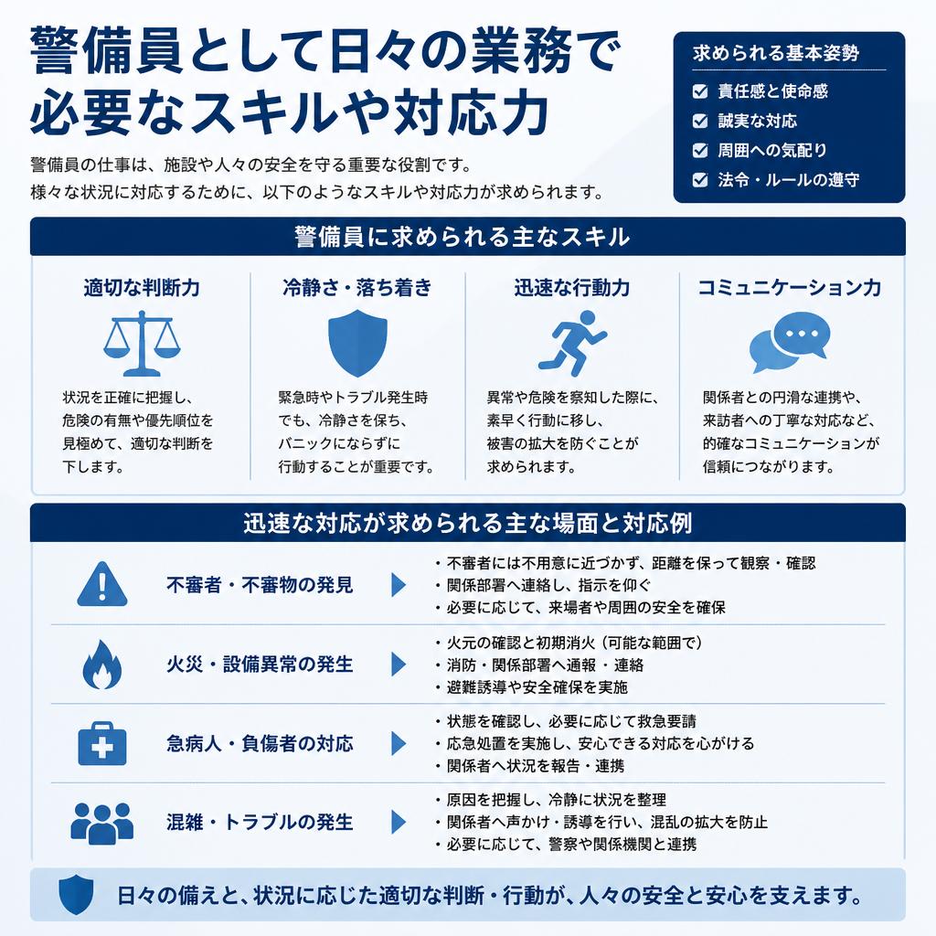 実際の業務で求められるスキル