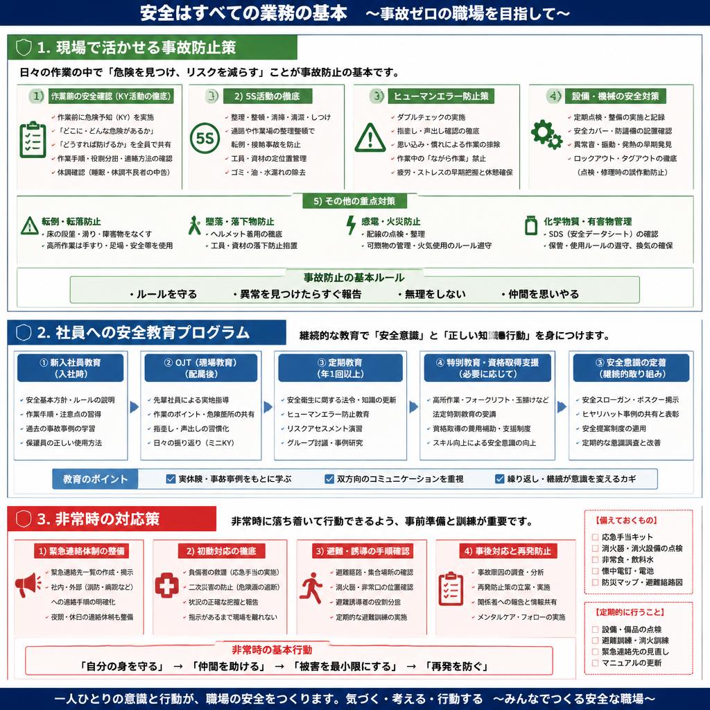 実践的な事故防止策の紹介