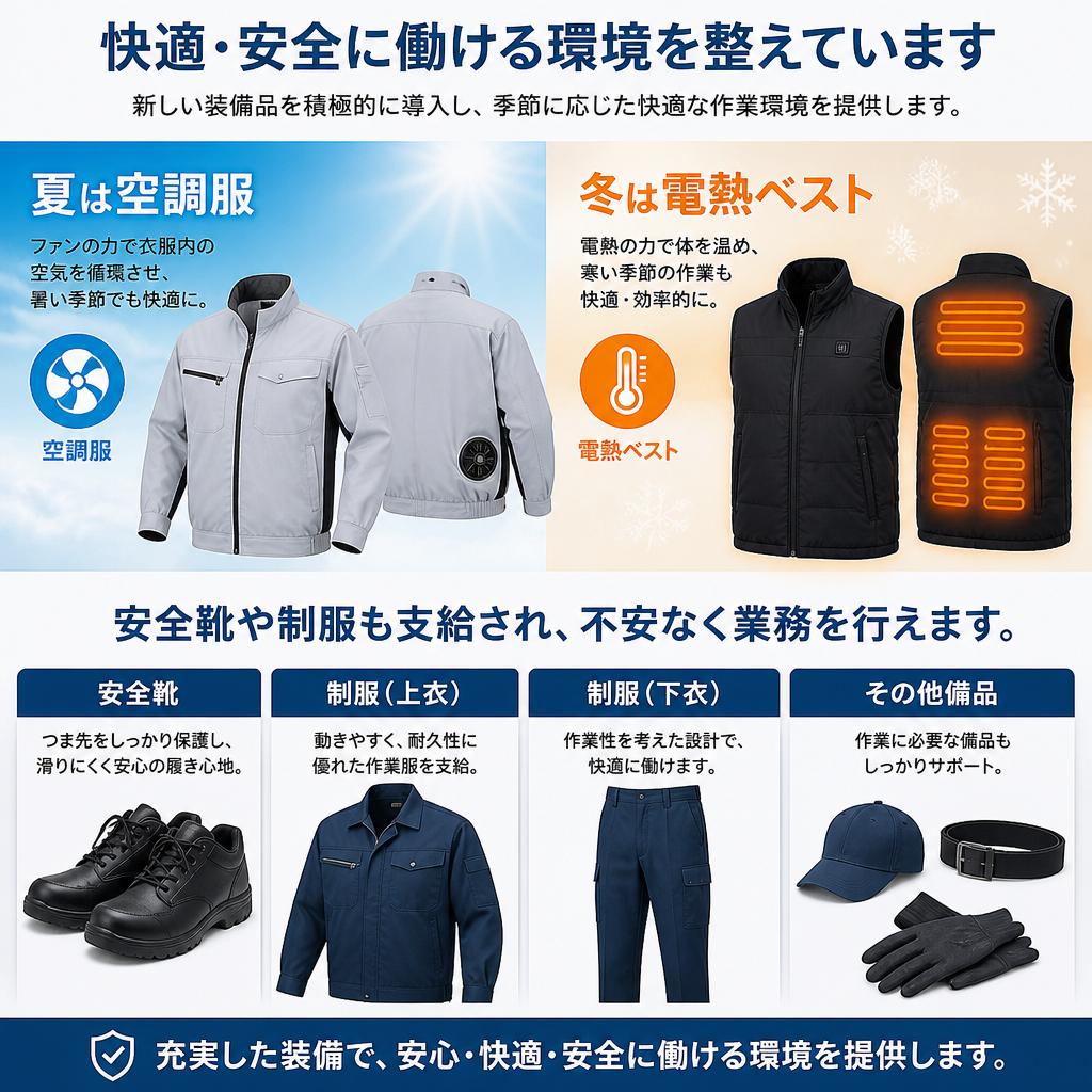 快適な働き方をサポート！