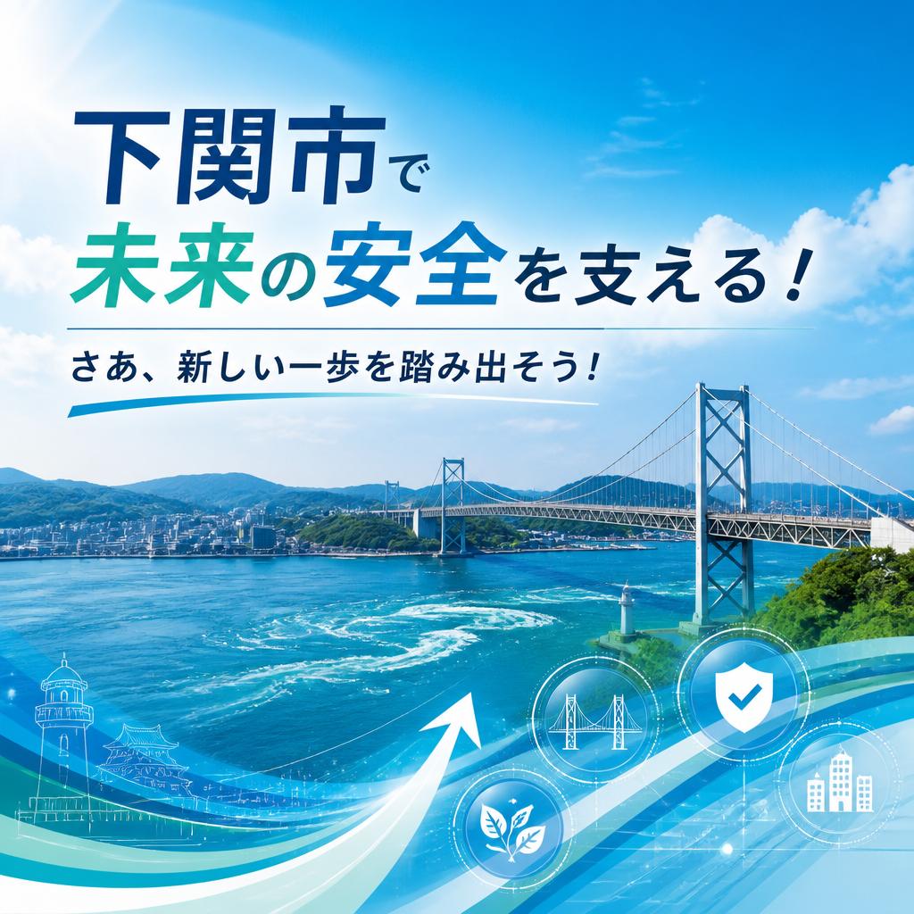 下関市で未来の安全を支える！ さあ、新しい一歩を踏み出そう！