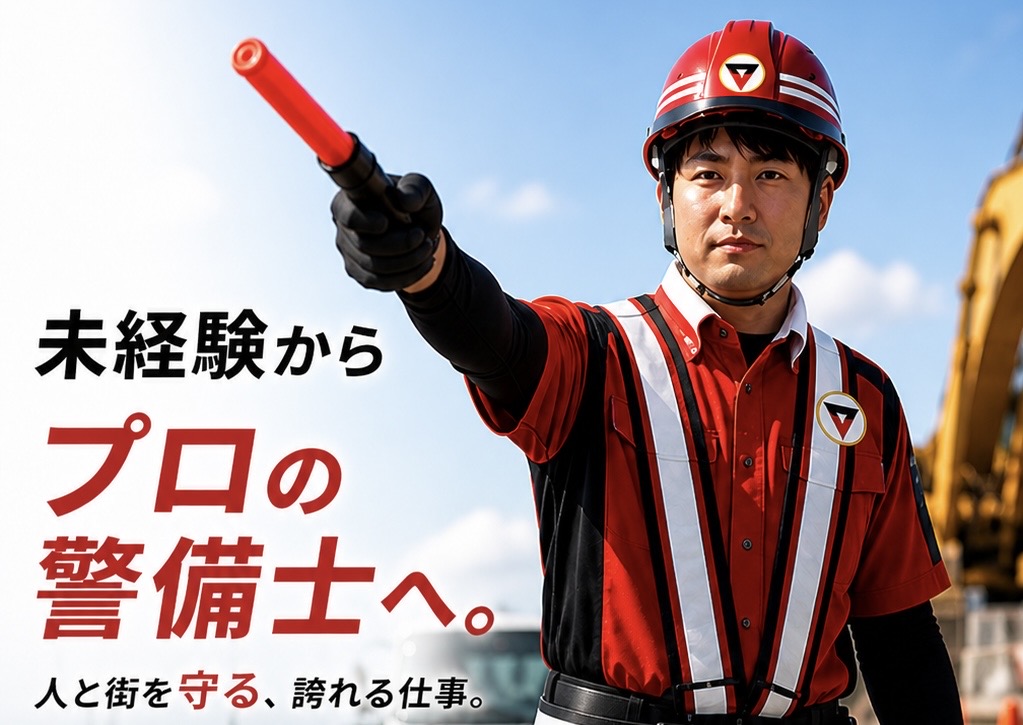 未経験者も大歓迎！交通誘導警備のプロフェッショナルへ