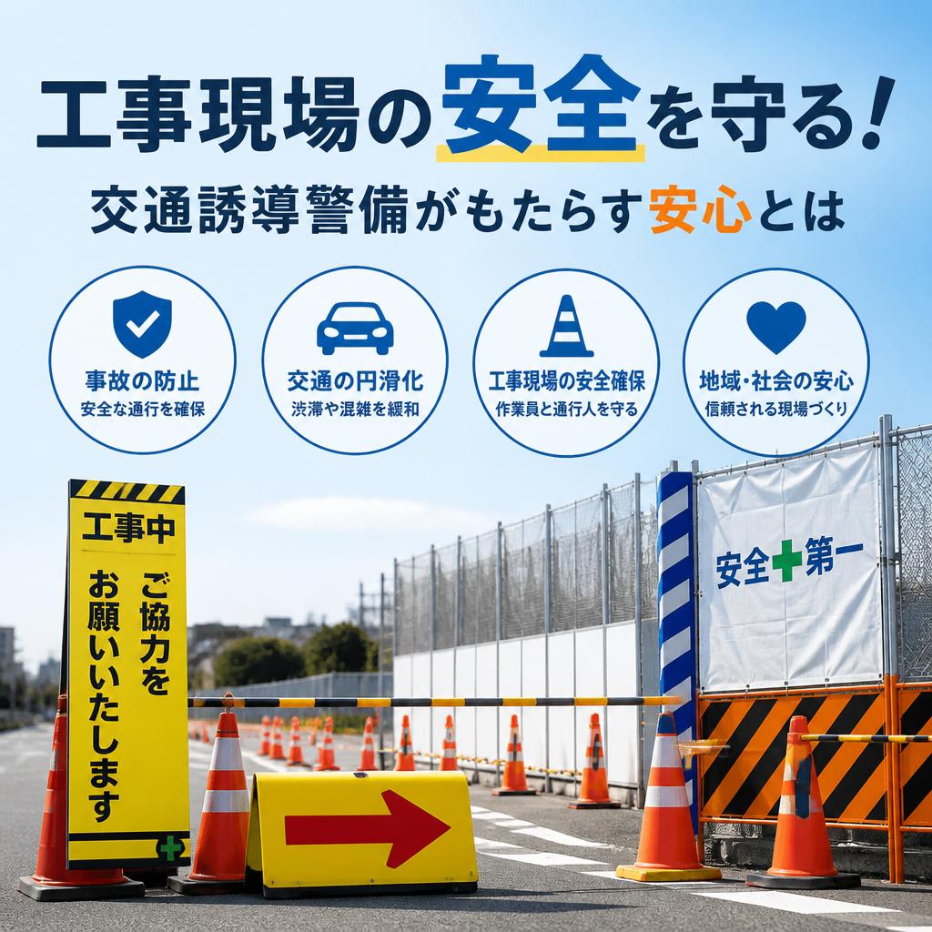 工事現場の安全を守る！交通誘導警備がもたらす安心とは