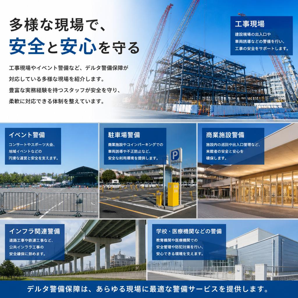 多様な現場対応力