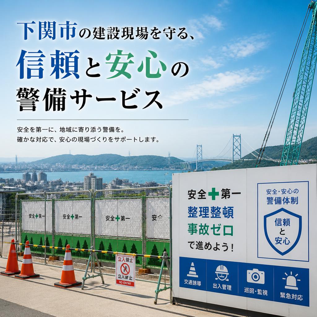 下関市の建設現場を守る、信頼と安心の警備サービス