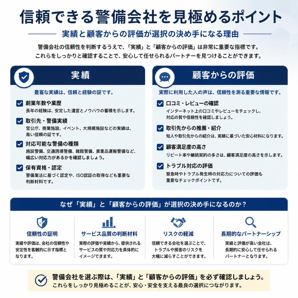 実績と評価の重要性