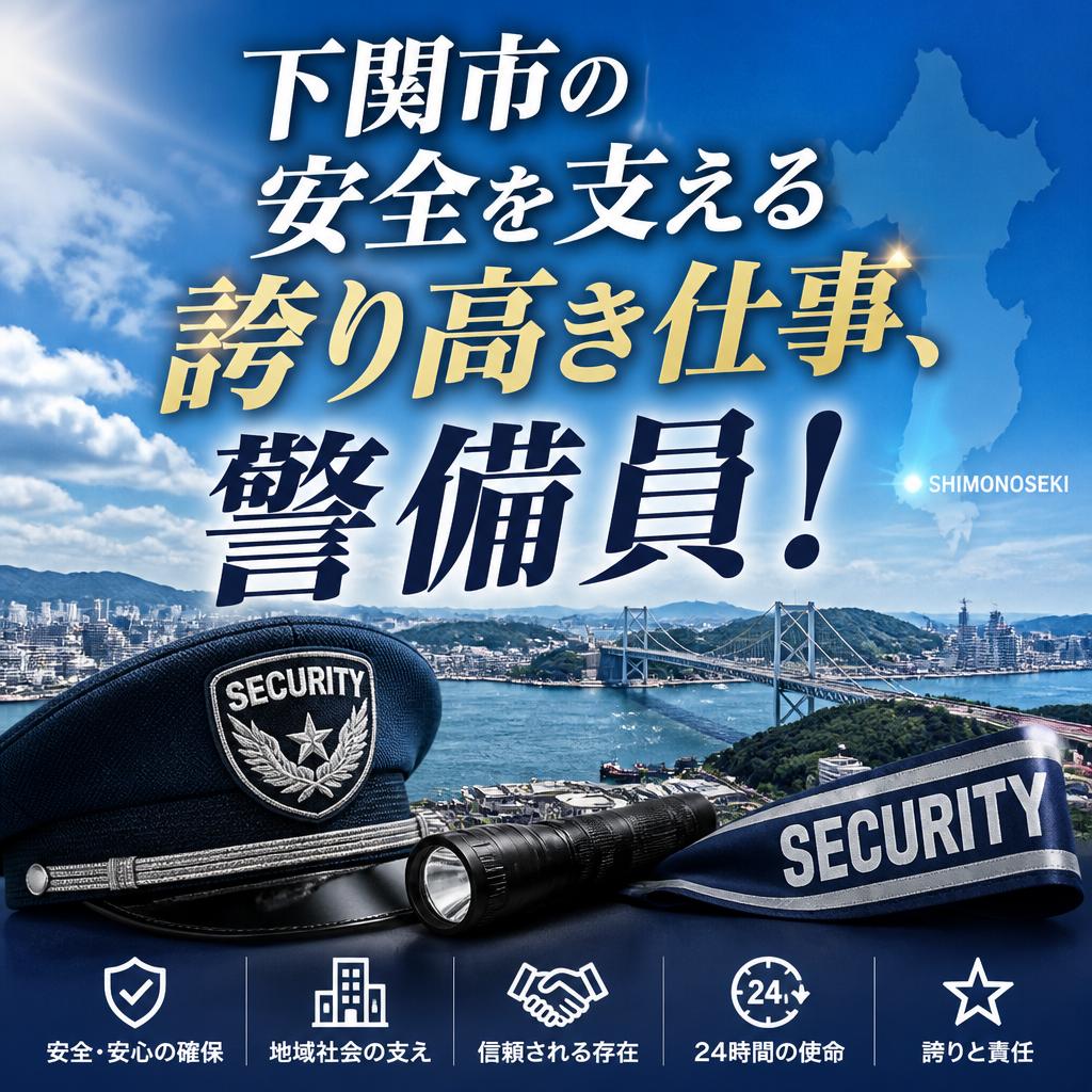 【下関市】警備員は「人を守る仕事」｜交通誘導警備が地域社会に必要とされる理由【警備求人】