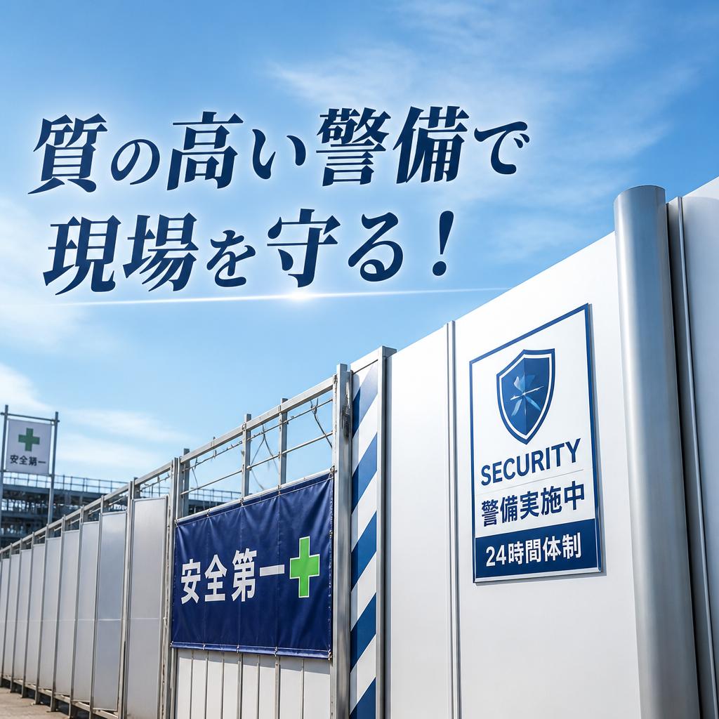 【下関市】信頼できる質の高い交通誘導警備のおすすめはデルタ警備保障！
